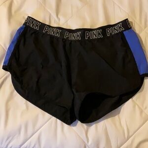 VS Pink , black and blue athletic shorts size M medium